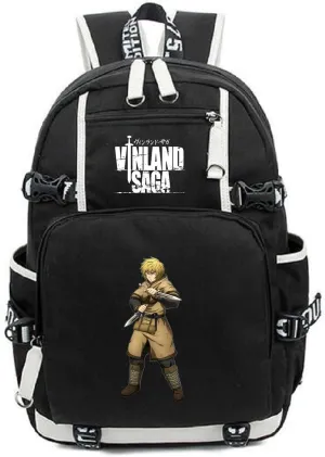 ISaikoy Anime VINLAND SAGA Backpack Rucksack Bookbag Student School Bag Daypack Satchel Handbag B1