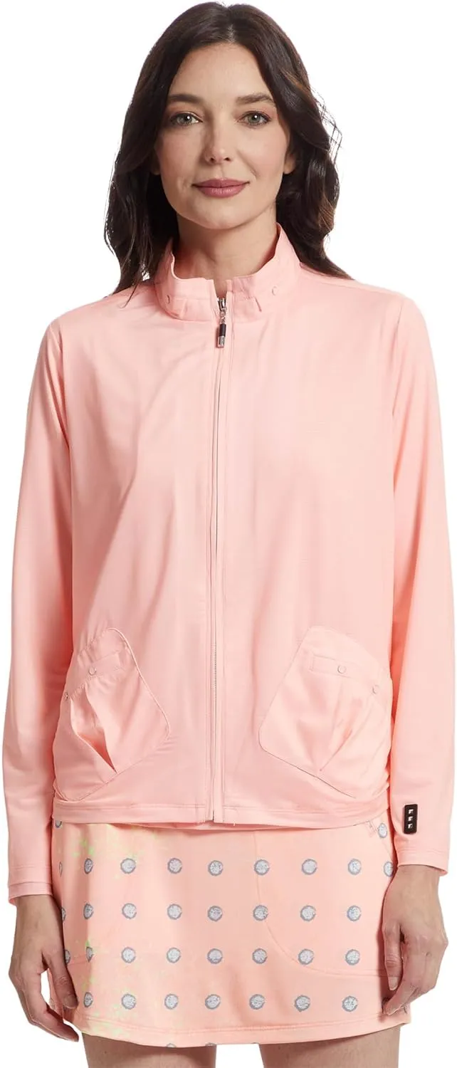 Jamie Sadock Women's Sunsense 35 SPF Lightweight Full Zip Jacket