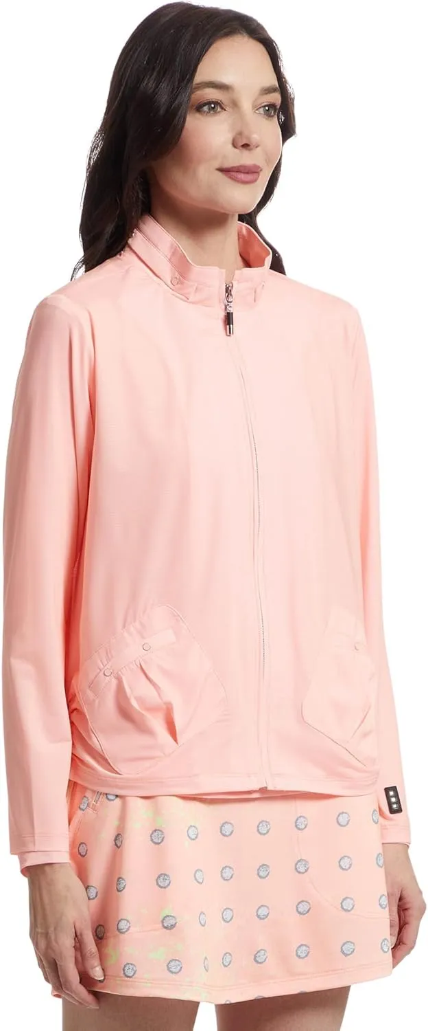 Jamie Sadock Women's Sunsense 35 SPF Lightweight Full Zip Jacket