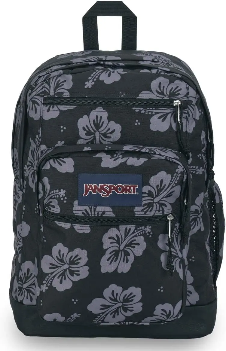 JanSport Cool Backpack with 15-inch Laptop Sleeve, Large Computer Bag Rucksack with 2 Compartments, Ergonomic Straps, Luau Life
