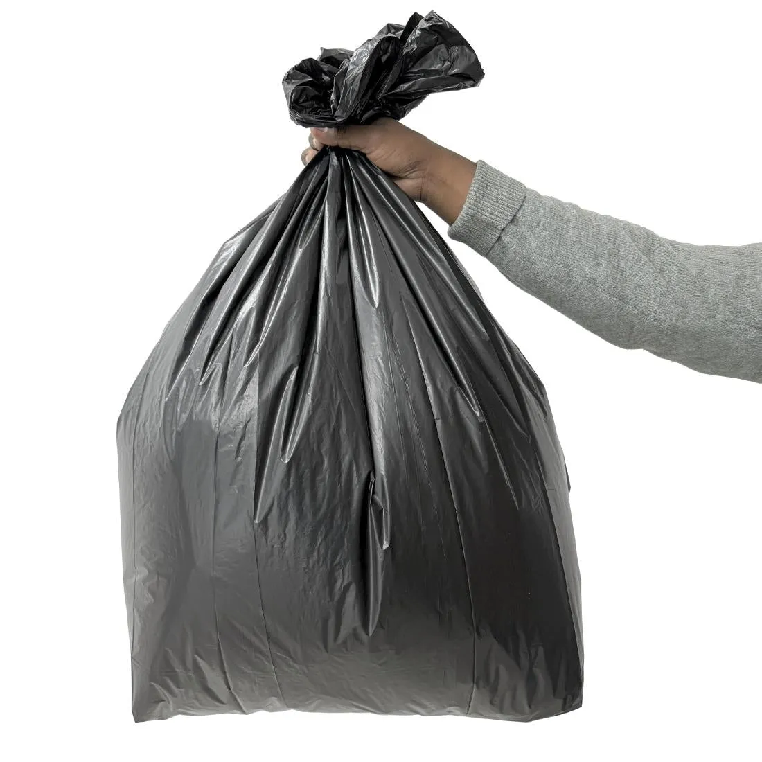 Jantex Heavy Duty Bin Bags Black 120Ltr (100 Pack)