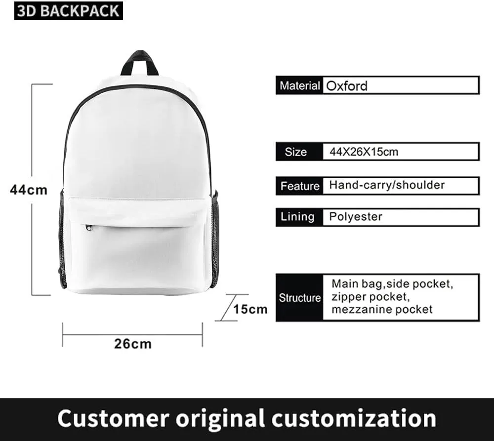 Jey Uso Eat Sleep Yeet Repeat Backpack Women Men Rucksack Unisex Travel Bag Packsack Casual Daypack (Navy,One Size)