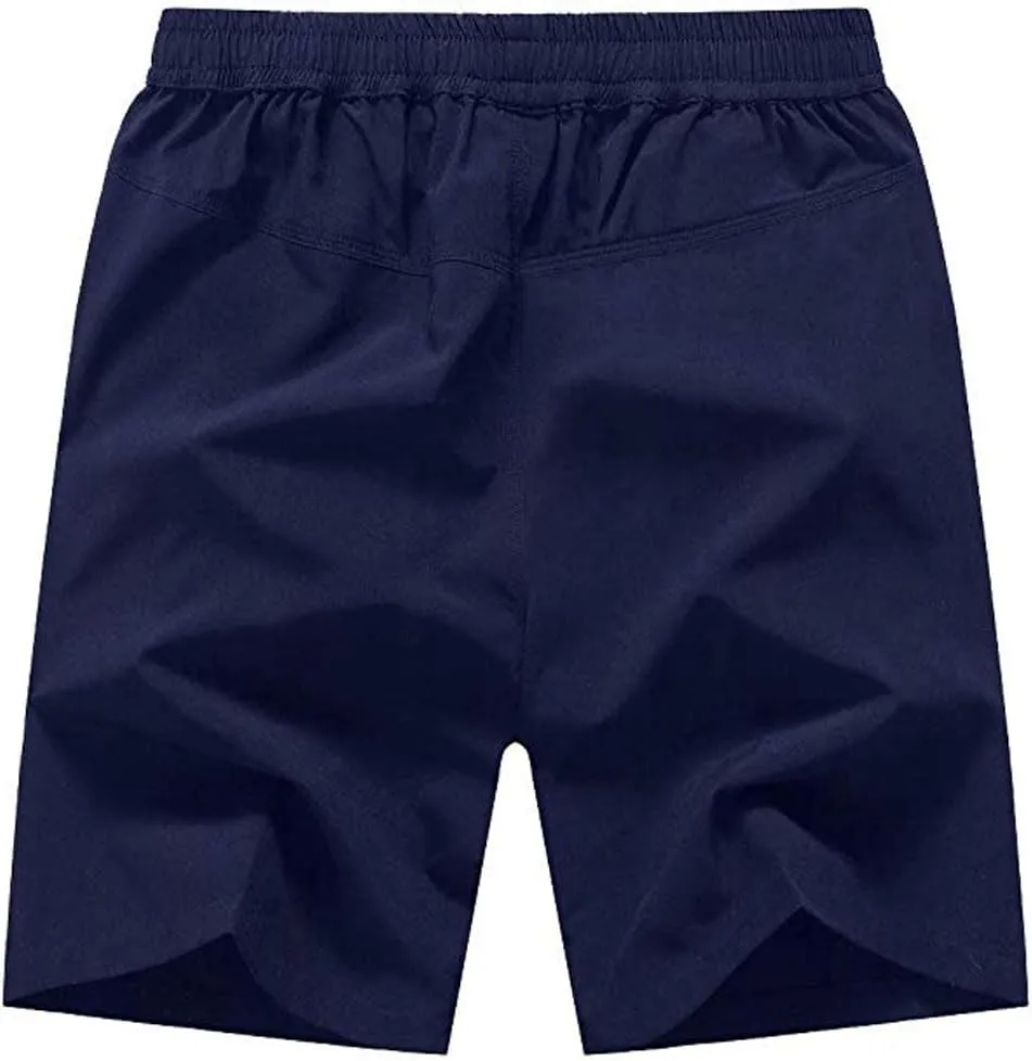 JINSHI Men's Outdoor Quick Dry Lightweight Sports Hiking Shorts Zipper Pockets