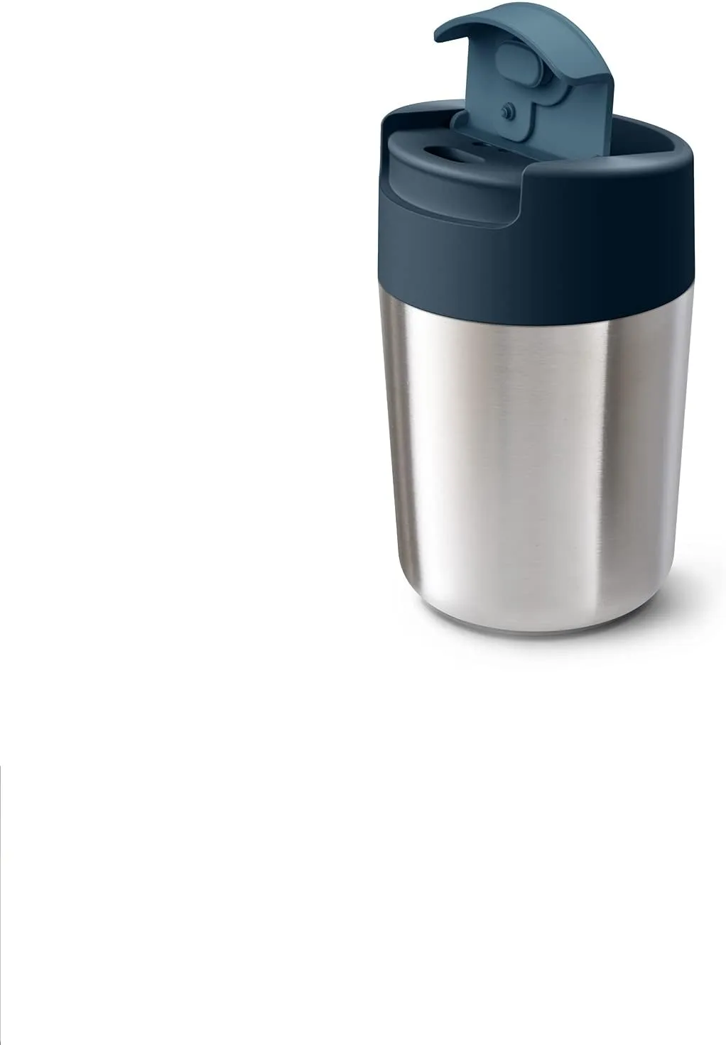 Joseph Joseph Sipp™ Steel Stainless-steel Travel Mug with Flip-top Cap - 340 ml (12 fl. oz) - Anthracite