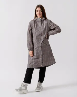 Joules Holkham Womens Packable Printed Raincoat 223704