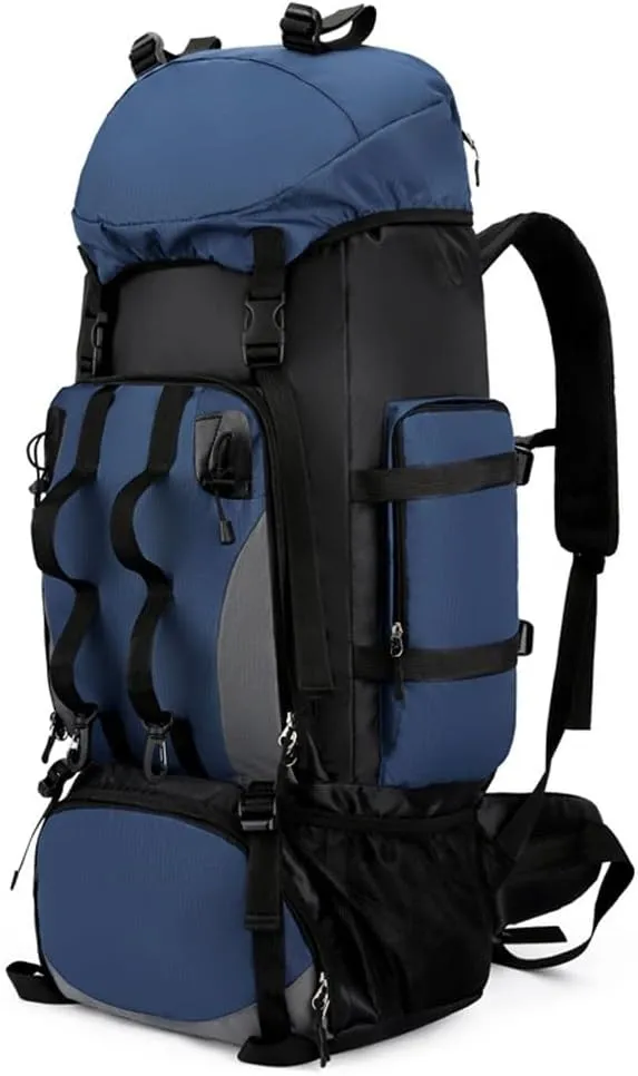 JSEIAJB 90L Waterproof Hiking Camping Backpack Trekking Bag Rucksack Large Capacity Travel Outdoor Sports Bags