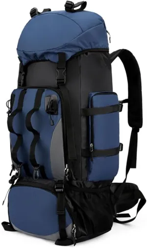 JSEIAJB 90L Waterproof Hiking Camping Backpack Trekking Bag Rucksack Large Capacity Travel Outdoor Sports Bags