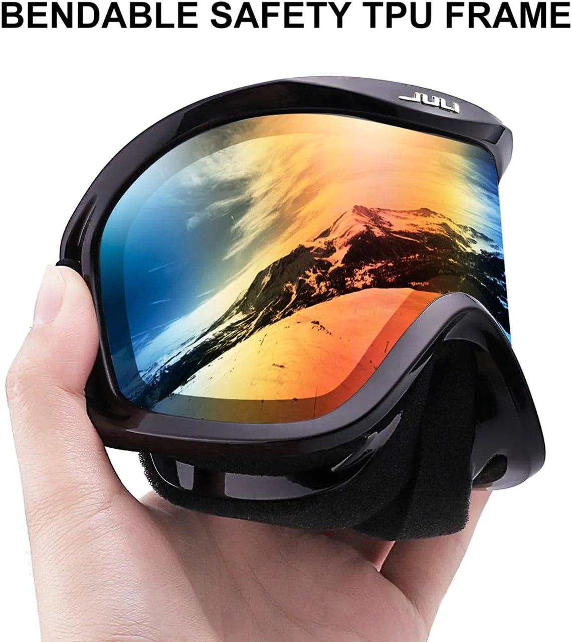 Juli Ski Goggles,Snow Snowboard Goggles Men Women Snowmobile Skiing Skating