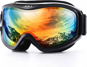 Juli Ski Goggles,Snow Snowboard Goggles Men Women Snowmobile Skiing Skating