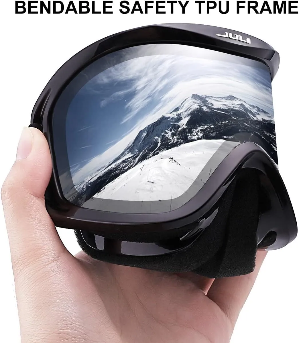 Juli Ski Goggles,Snow Snowboard Goggles Men Women Snowmobile Skiing Skating