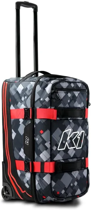 K1 Atlas Lifestyle Carry-On Travel Roller Gear Bag - Black, Red, Grey, White