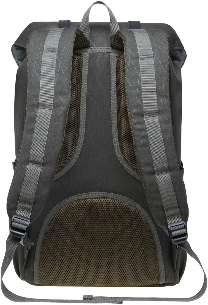 KAUKKO Laptop Travel Backpack Outdoor Rucksack Fits 15.6 Inch Laptop (18-army green)