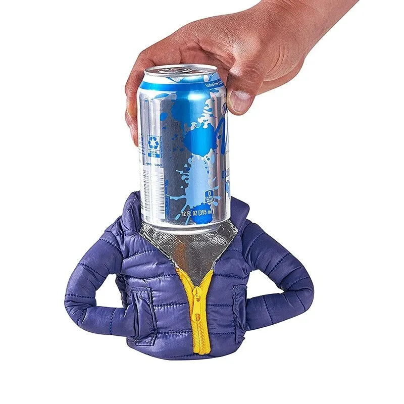Keep cool with these insulated jacket can coolers