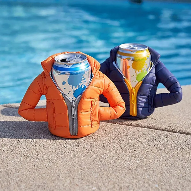 Keep cool with these insulated jacket can coolers