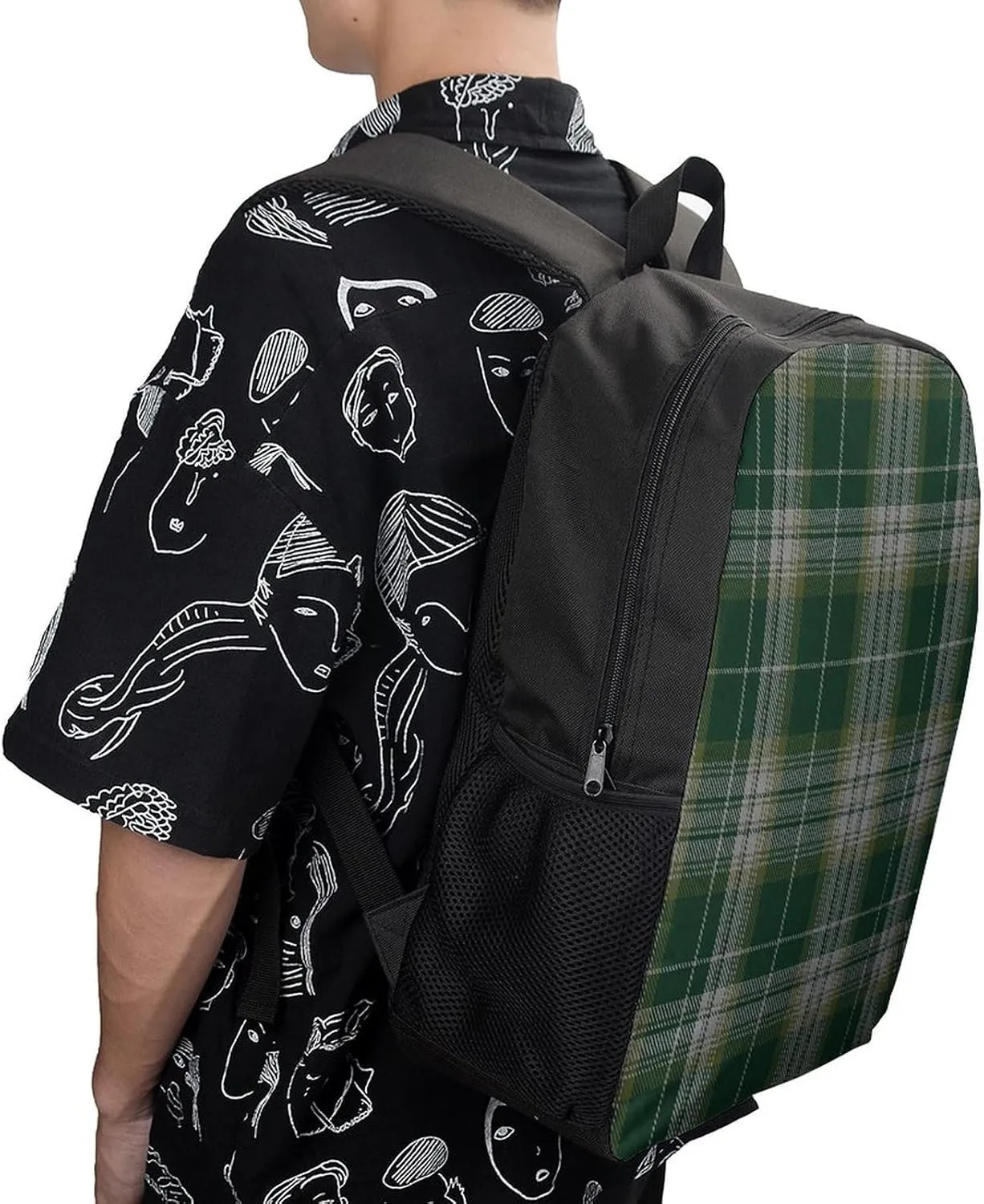Kelso Tartan Backpack Lightweight Waterproof Backpacks Laptop Backpack for Unisex Casual Travel Daypacks Large Capacity
