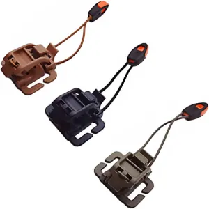 KESYOO Back Hanger Webbing Clip Rucksack Bag Clips Camping Outdoor Gear Clip Webbing Whistle Buckle Walking