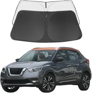 Kicks S SV SR Custom Windshield Sun Shade for NIS-san Kicks S SV SR 2016-2025 Front Window Sunshade Sun Visor 240T Shade Blocks UV Rays Car Accessories