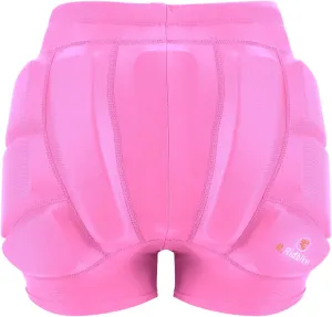 Kids Hip Butt Protection Pads Shorts, Youth Child 3D Tailbone Protective Padded Short Pants for Skiing Skating Snowboard