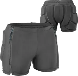 Kids Zip-on Zip-Off Padded Shorts for Snowboard Ski Figure Skating, Children Youth 3D HIPS Pants Proteciton for Tailbone&Butt