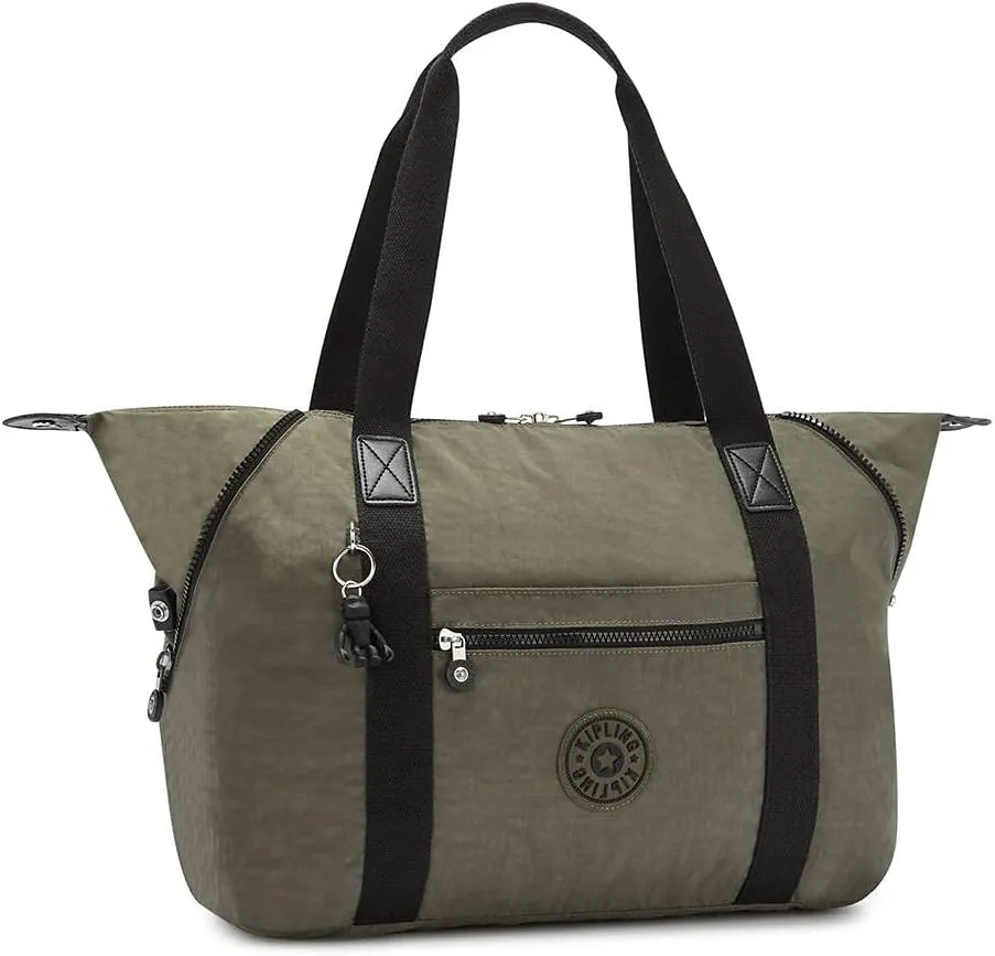 Kipling Women's Art Medium Tote Bag, Lightweight Large Weekender, Travel Handbag