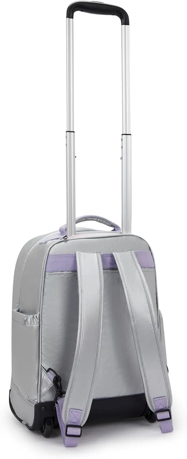 Kipling Women's Gaze Large Rolling Backpack, Durable, Wheeled Backpack with Adjustable Shoulder Straps, Nylon Book Bag