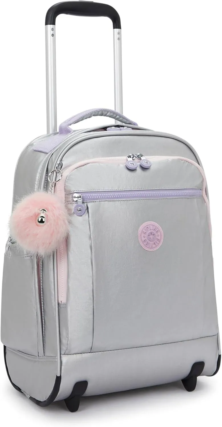 Kipling Women's Gaze Large Rolling Backpack, Durable, Wheeled Backpack with Adjustable Shoulder Straps, Nylon Book Bag