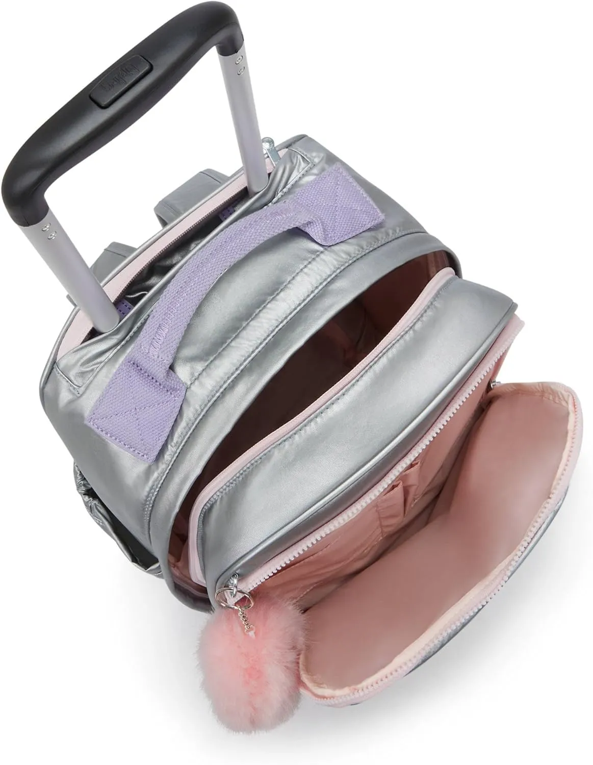 Kipling Women's Gaze Large Rolling Backpack, Durable, Wheeled Backpack with Adjustable Shoulder Straps, Nylon Book Bag