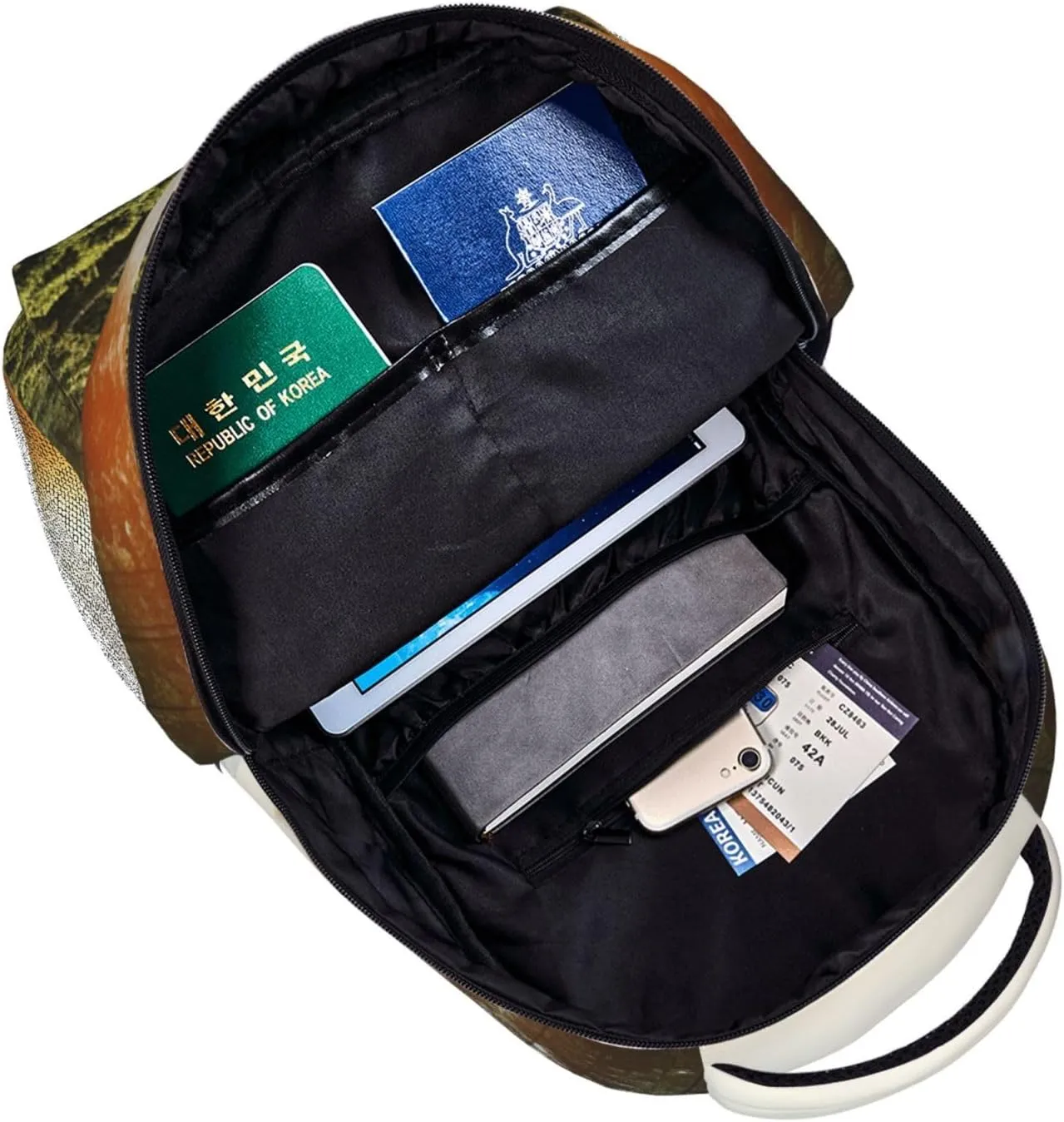 Laptop Backpack for Men Women Lightweight Travel Backpack Forest in Sunset time Daypack Laptop Bag for Travel