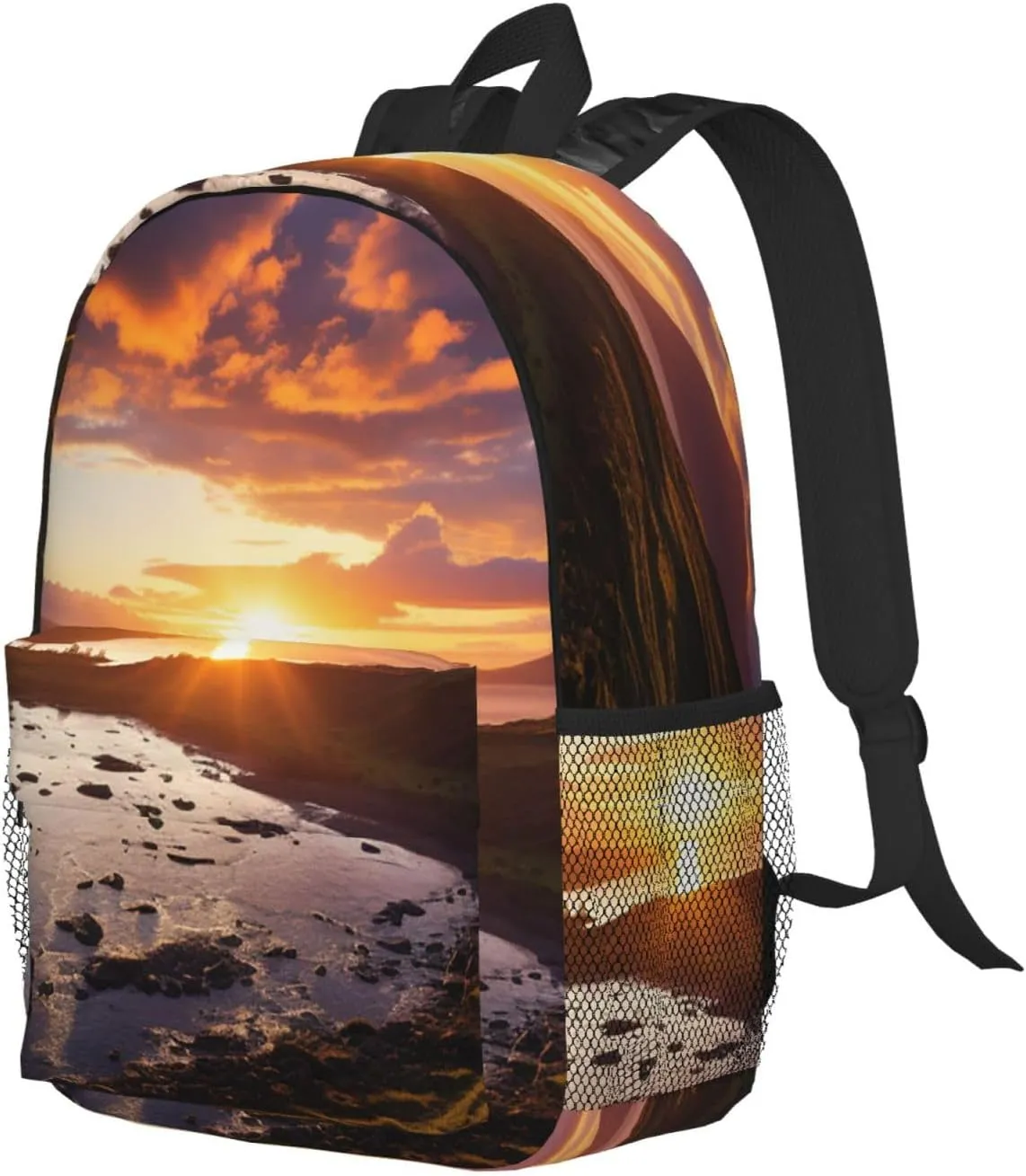 Laptop Backpack Lightweight Backpack for Men Women Daypack Beautiful Sunrise Laptop Bag Casual Backpack for Travel
