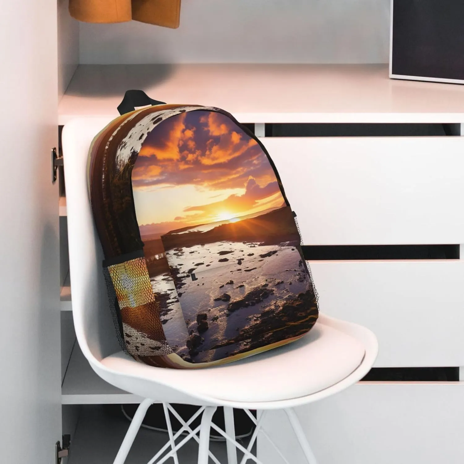 Laptop Backpack Lightweight Backpack for Men Women Daypack Beautiful Sunrise Laptop Bag Casual Backpack for Travel