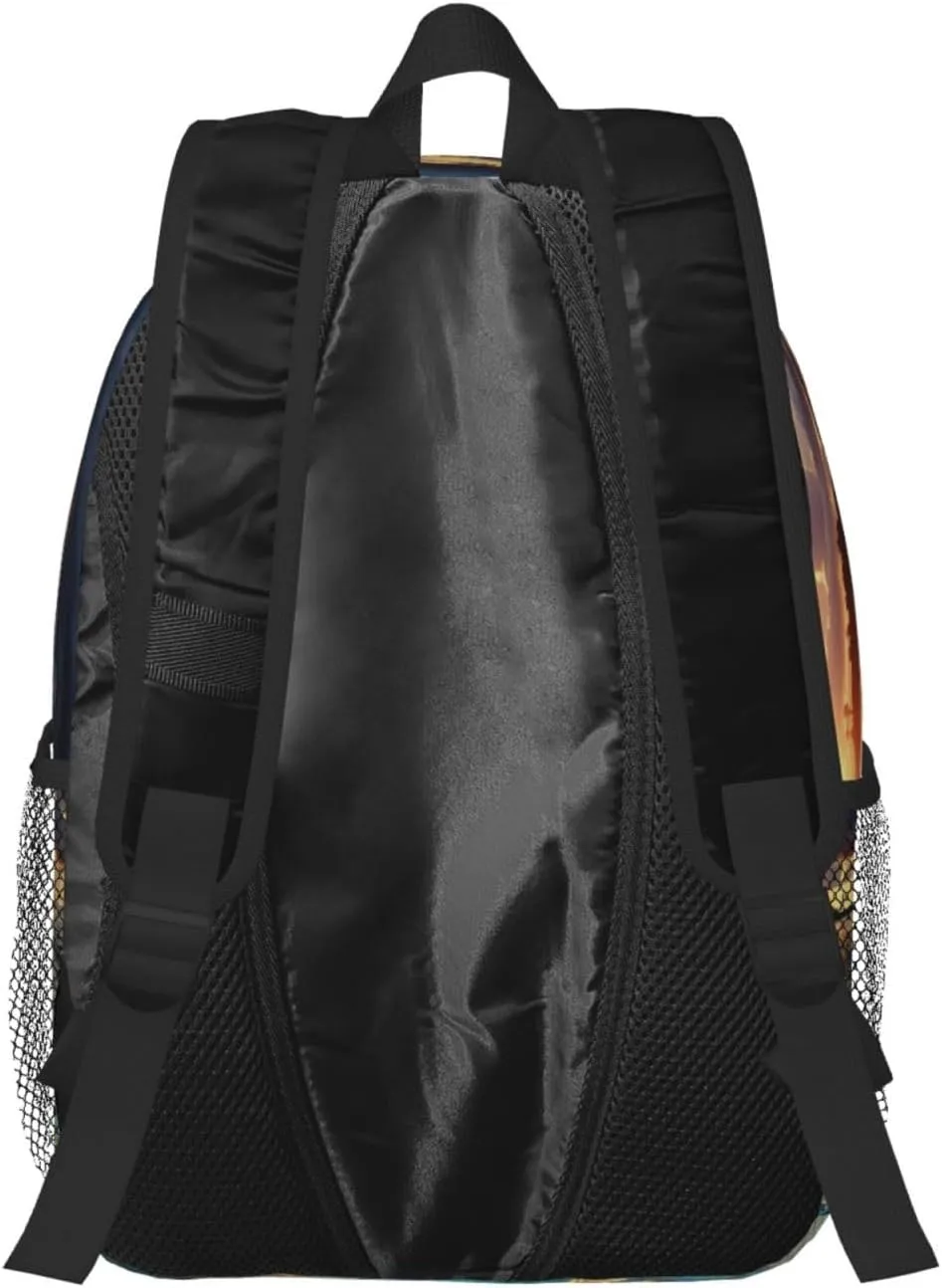 Laptop Backpack Lightweight Backpack for Men Women Daypack Beautiful view of the sea Laptop Bag Casual Backpack for Travel