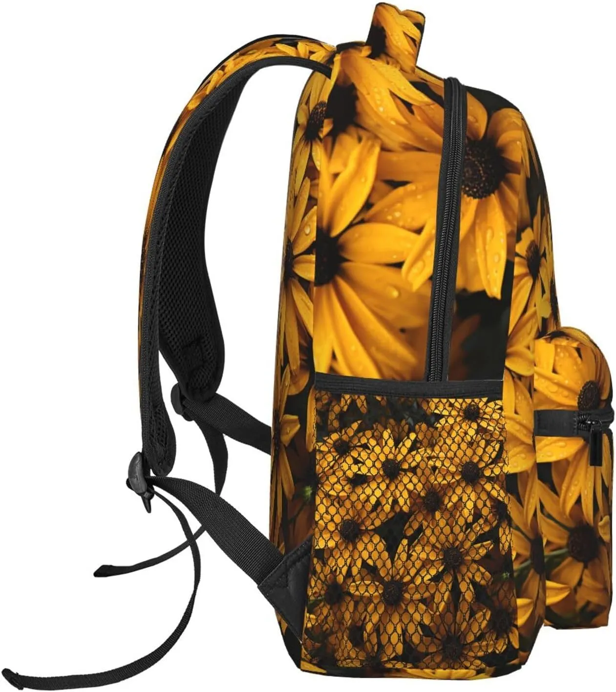 Laptop Backpack Lightweight Daypack for Men Women Rudbeckia Backpack Laptop Bag for Travel Hiking