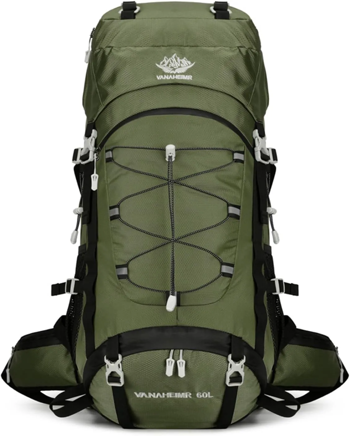 Large Capacity Outdoor Hiking Camping Sports Backpack 60L Durable Climbing Rucksack for Women Men