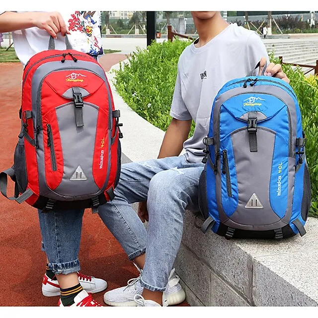 Large Capacity Waterproof Polyester Backpack for Hiking, Travel, and School - Durable and Versatile for Students and Outdoor Enthusiasts, Back to School