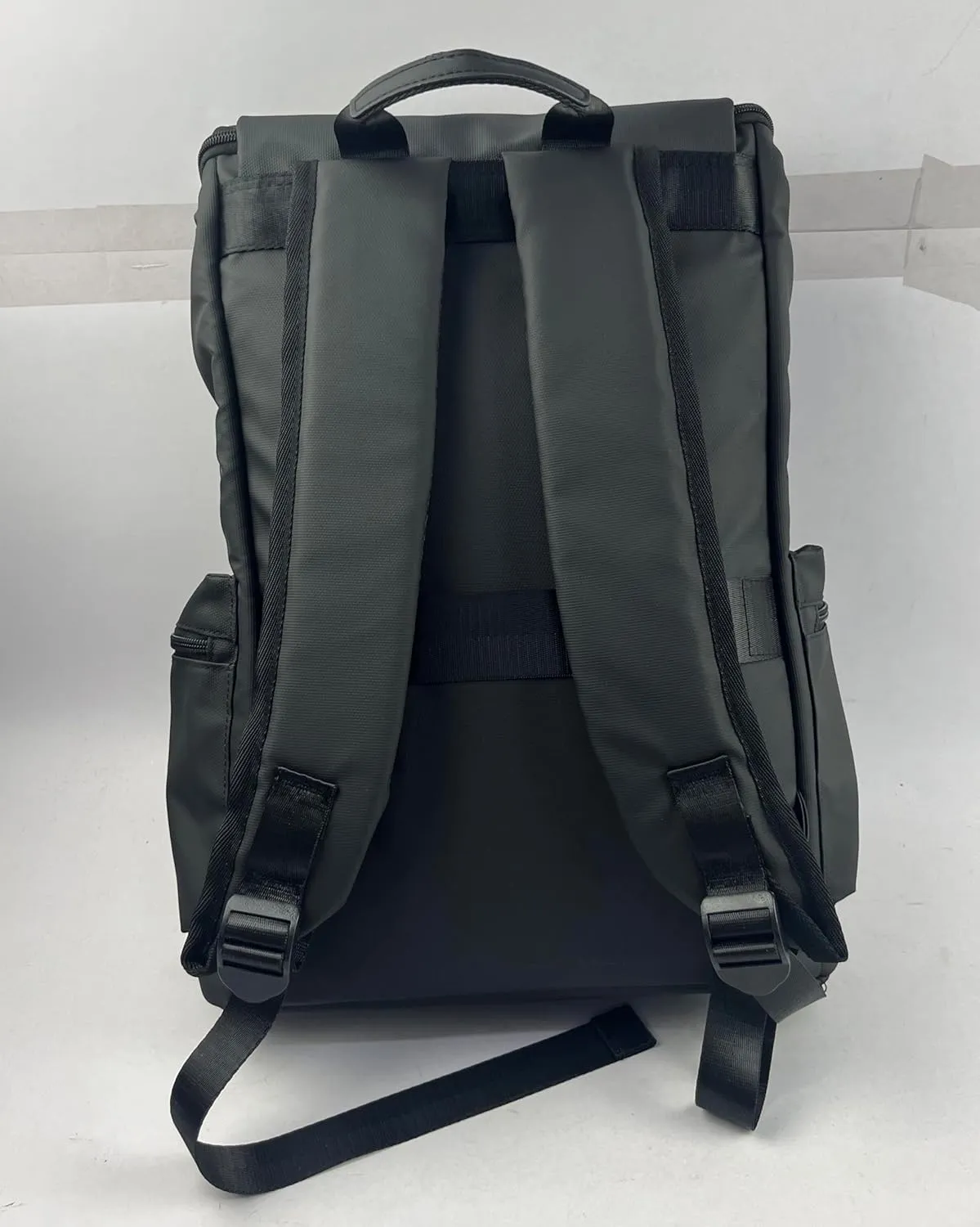 Large Waterproof Hiking Backpack Outdoor Travel Rucksack with Buckle Straps Multi-Pocket Lightweight Pack for Camping (Black, 16.5in*11in*6.2in)