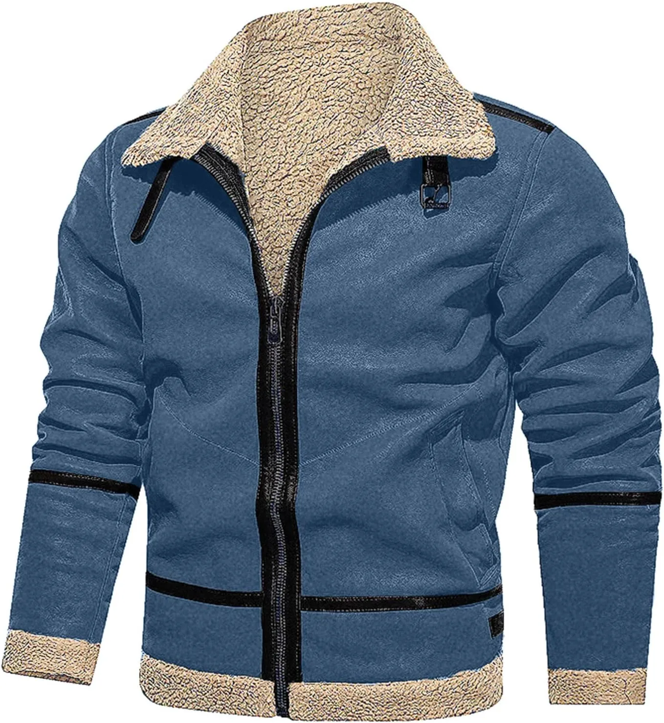 LCMTWX Mens Winter Coats Winter Jacket Coat Leisure Plus Size Hat Zip Pocket Cotton-Padded Warm Soft Hooded Jacket Mens