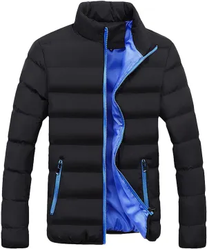 LCMTWX Mens Winter Coats Winter Jacket Coat Leisure Plus Size Hat Zip Pocket Cotton-Padded Warm Soft Hooded Jacket Mens