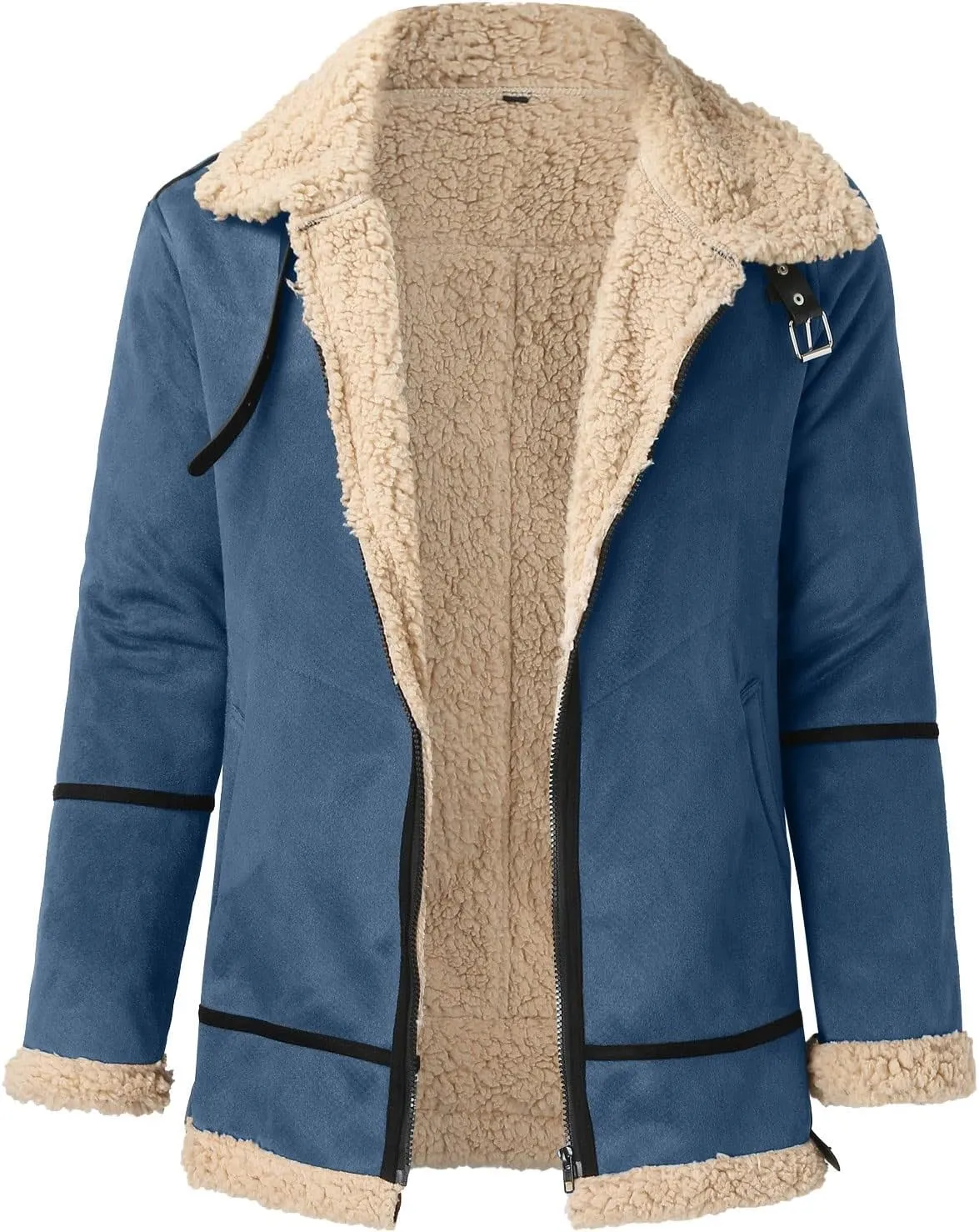 LCMTWX Mens Winter Coats Winter Jacket Coat Leisure Plus Size Hat Zip Pocket Cotton-Padded Warm Soft Hooded Jacket Mens