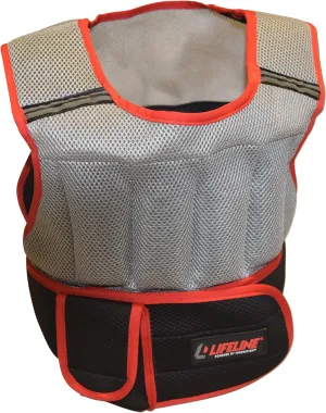 Lifeline Adjustable Weighted Vest up to 10lb with Padded Shoulders and Reflective Stripes