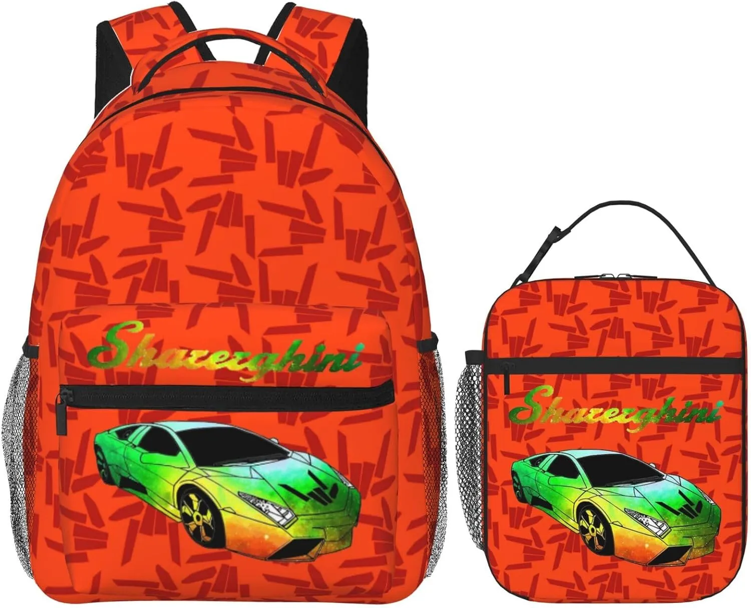Lightweight Hiking Daypacks Backpack With Lunch Box Sets Adjustable Shoulder Straps, Black6