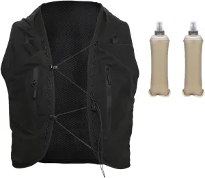 Lightweight Hydration Rucksack with Two Water Bottles for Jogging and Climbing