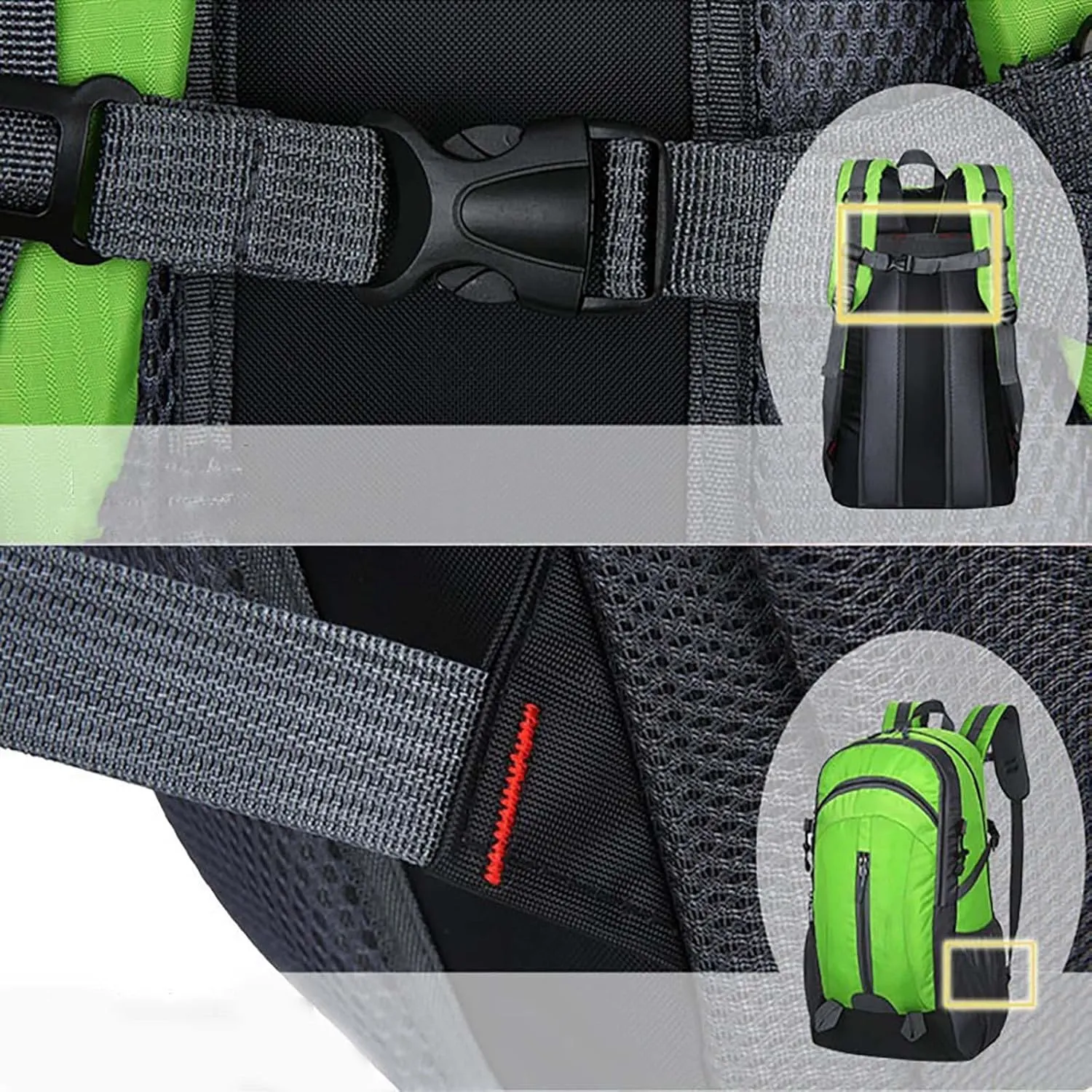 Lightweight Packable Backpack Outside Hiking Backpacks Durable Backpacking Backpacks for Travel Camping