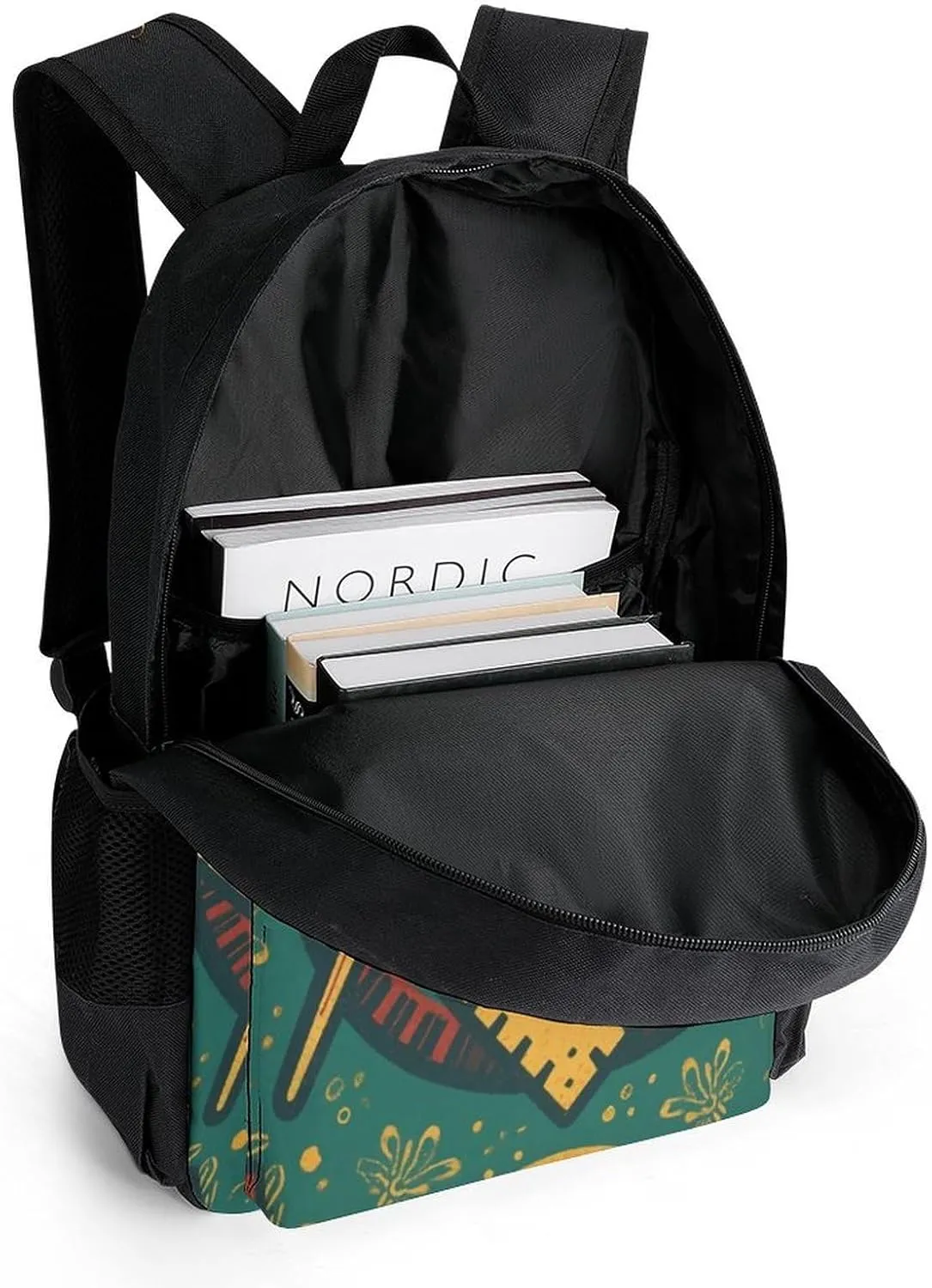 Lightweight Rucksacks for Camping Picnic Walking Cycling - Large Capacity Multipurpose Anti-Theft Carry On Bag, Gold Freemason Freemasonry Masonic Art Travel Hiking & Camping Rucksack