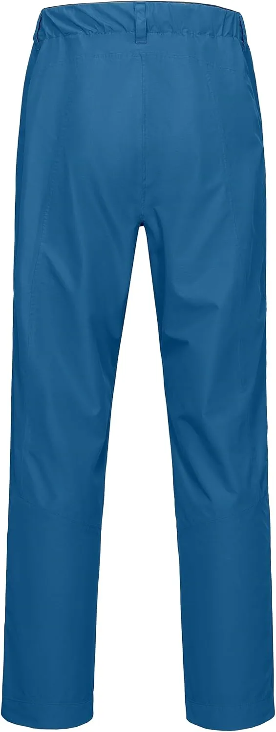 Little Donkey Andy Men's Rain Pants Waterproof Lightweight Overpants Windproof Outdoor Pants for Hiking, Golf, Fishing
