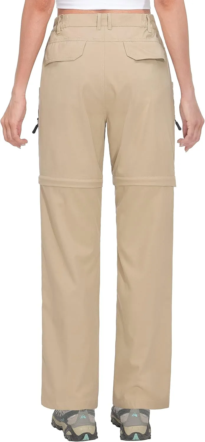 Little Donkey Andy Women's Hiking Zip Off Pants Quick Dry Convertible Shorts UPF 50  Lightweight Outdoor Fishing Safari Pants