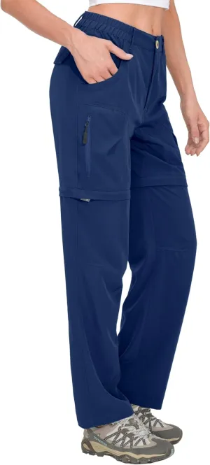 Little Donkey Andy Women's Hiking Zip Off Pants Quick Dry Convertible Shorts UPF 50  Lightweight Outdoor Fishing Safari Pants