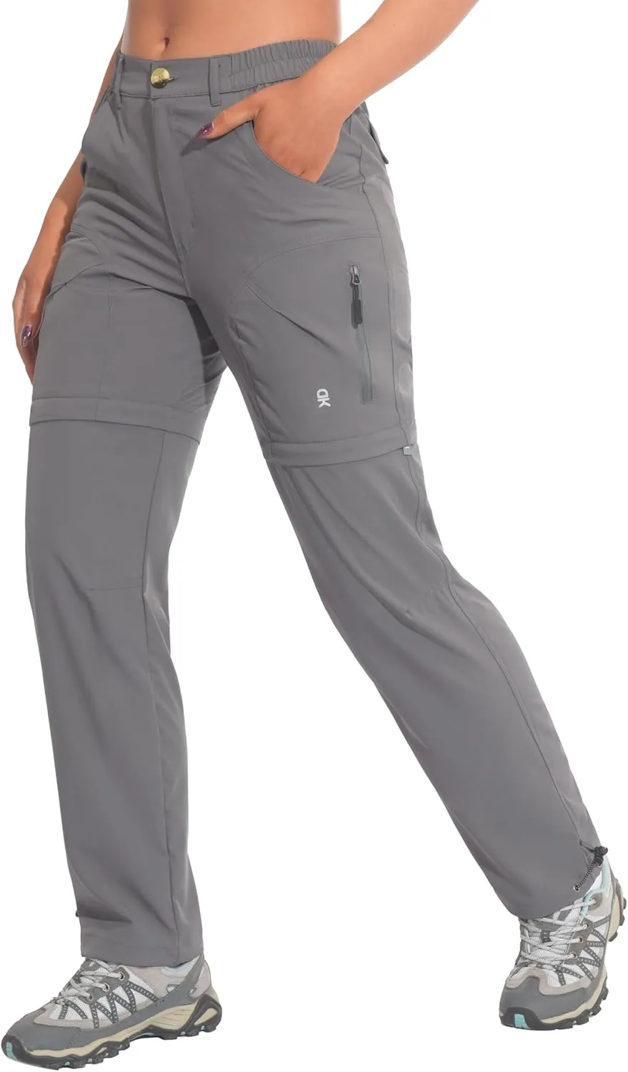 Little Donkey Andy Women's Hiking Zip Off Pants Quick Dry Convertible Shorts UPF 50  Lightweight Outdoor Fishing Safari Pants