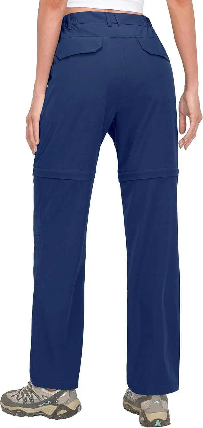 Little Donkey Andy Women's Hiking Zip Off Pants Quick Dry Convertible Shorts UPF 50  Lightweight Outdoor Fishing Safari Pants