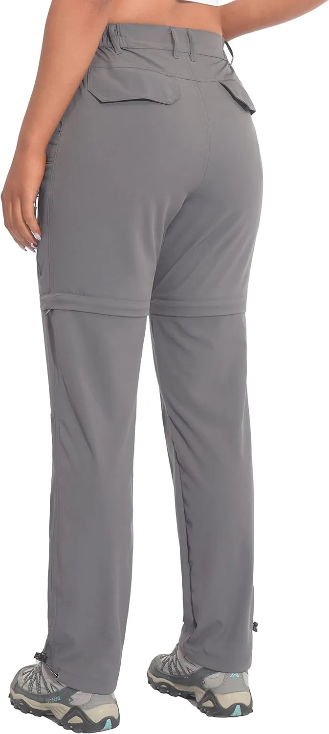 Little Donkey Andy Women's Hiking Zip Off Pants Quick Dry Convertible Shorts UPF 50  Lightweight Outdoor Fishing Safari Pants