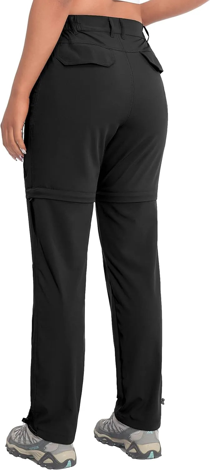 Little Donkey Andy Women's Hiking Zip Off Pants Quick Dry Convertible Shorts UPF 50  Lightweight Outdoor Fishing Safari Pants